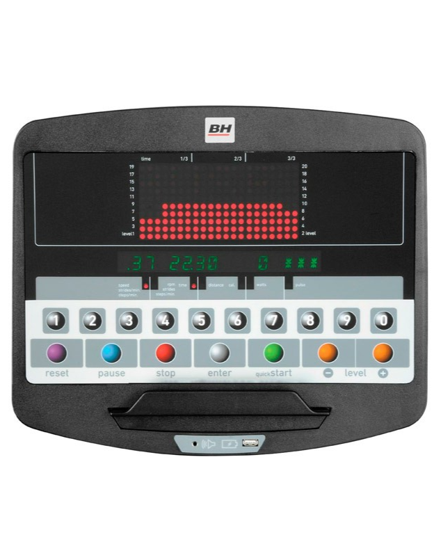 Bicicleta Vertical Inertia H720R LED BH Fitness