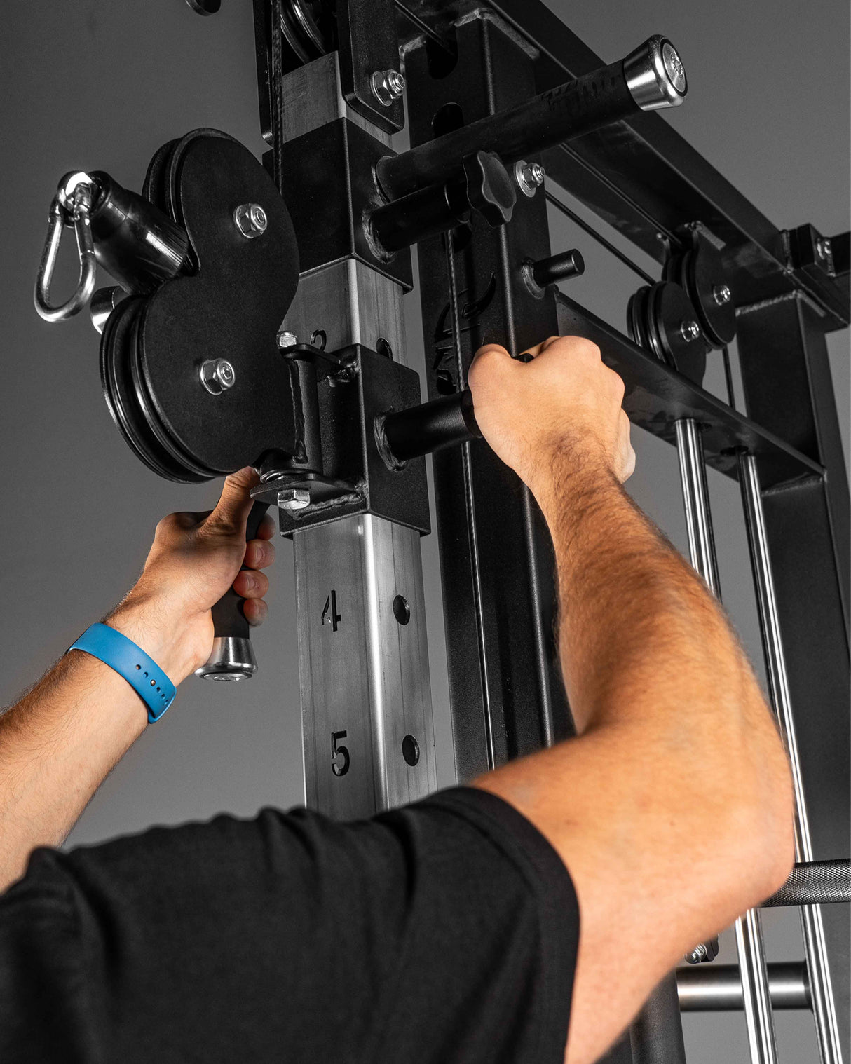 Jaula Multifunción + Cruce de Poleas + Multipower