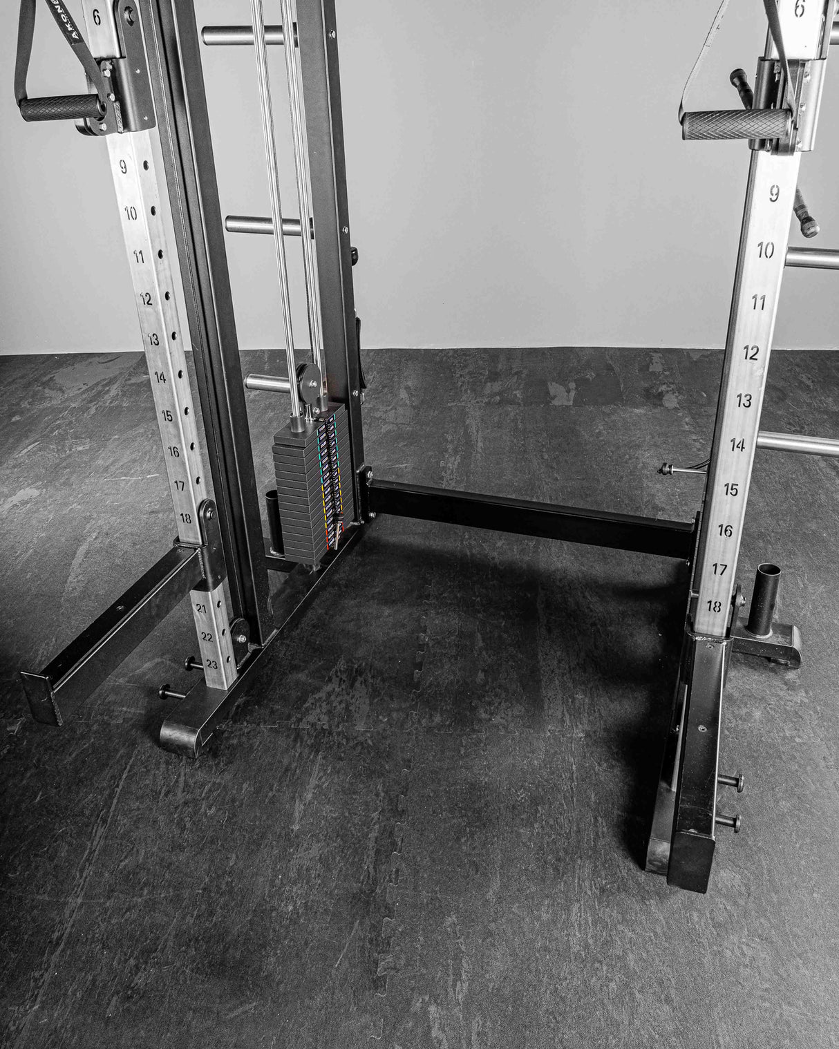 Jaula Multiusos con Cruce de poleas de placas