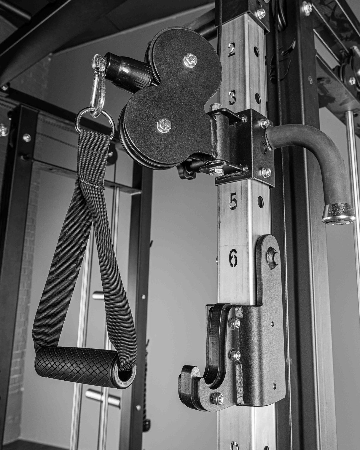 Jaula Multiusos con Cruce de poleas de placas