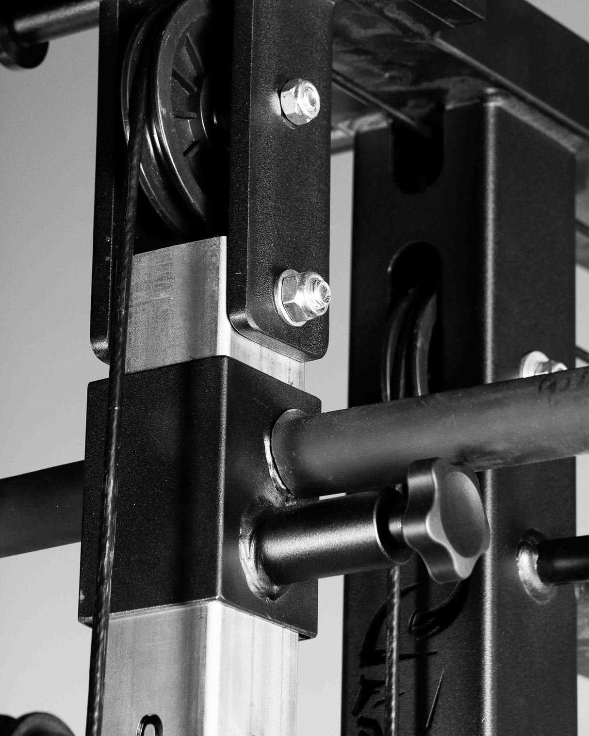 Jaula Multiusos con Cruce de poleas de placas