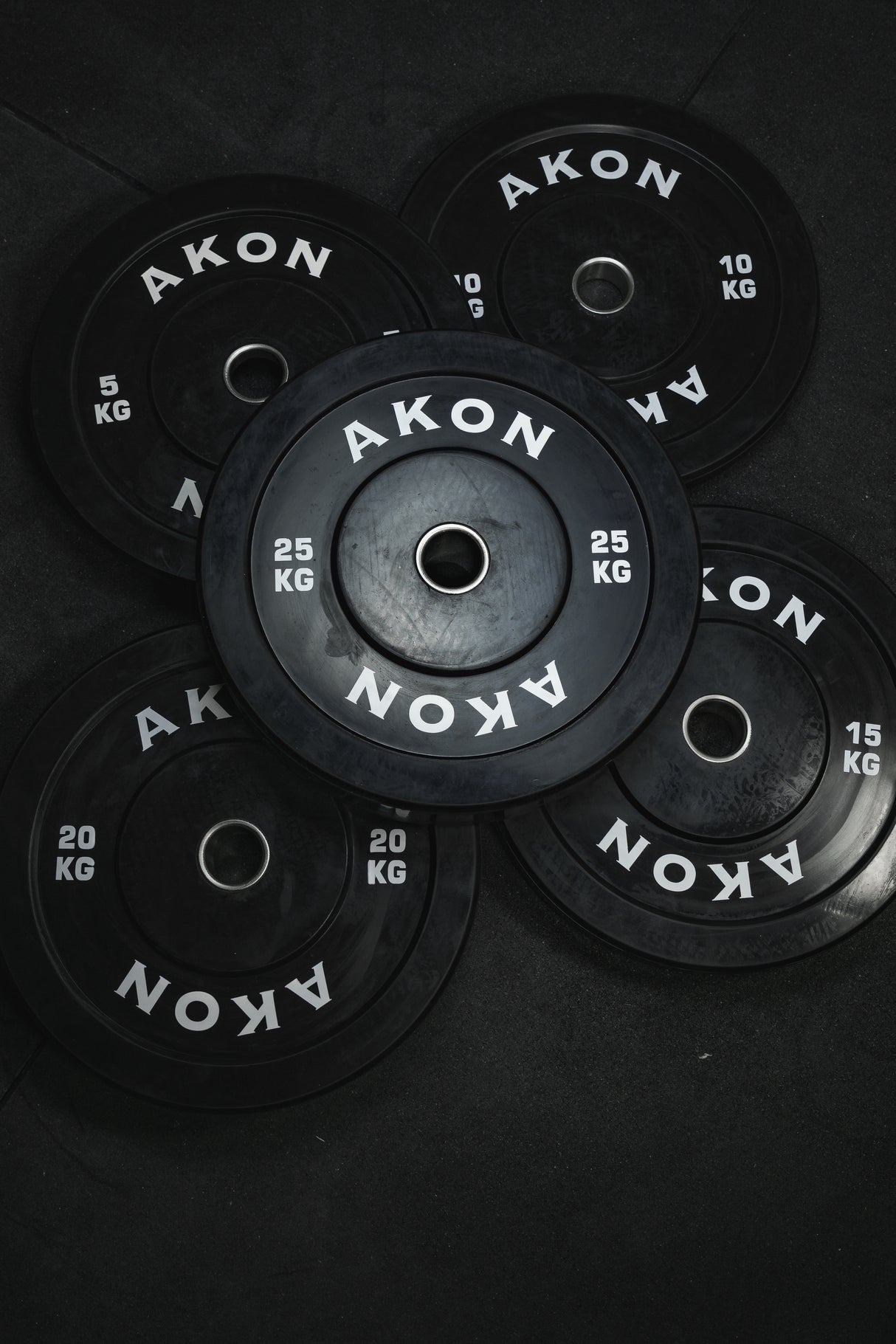 Disco Olímpico Bumper Negro 15kg Usado en Competición