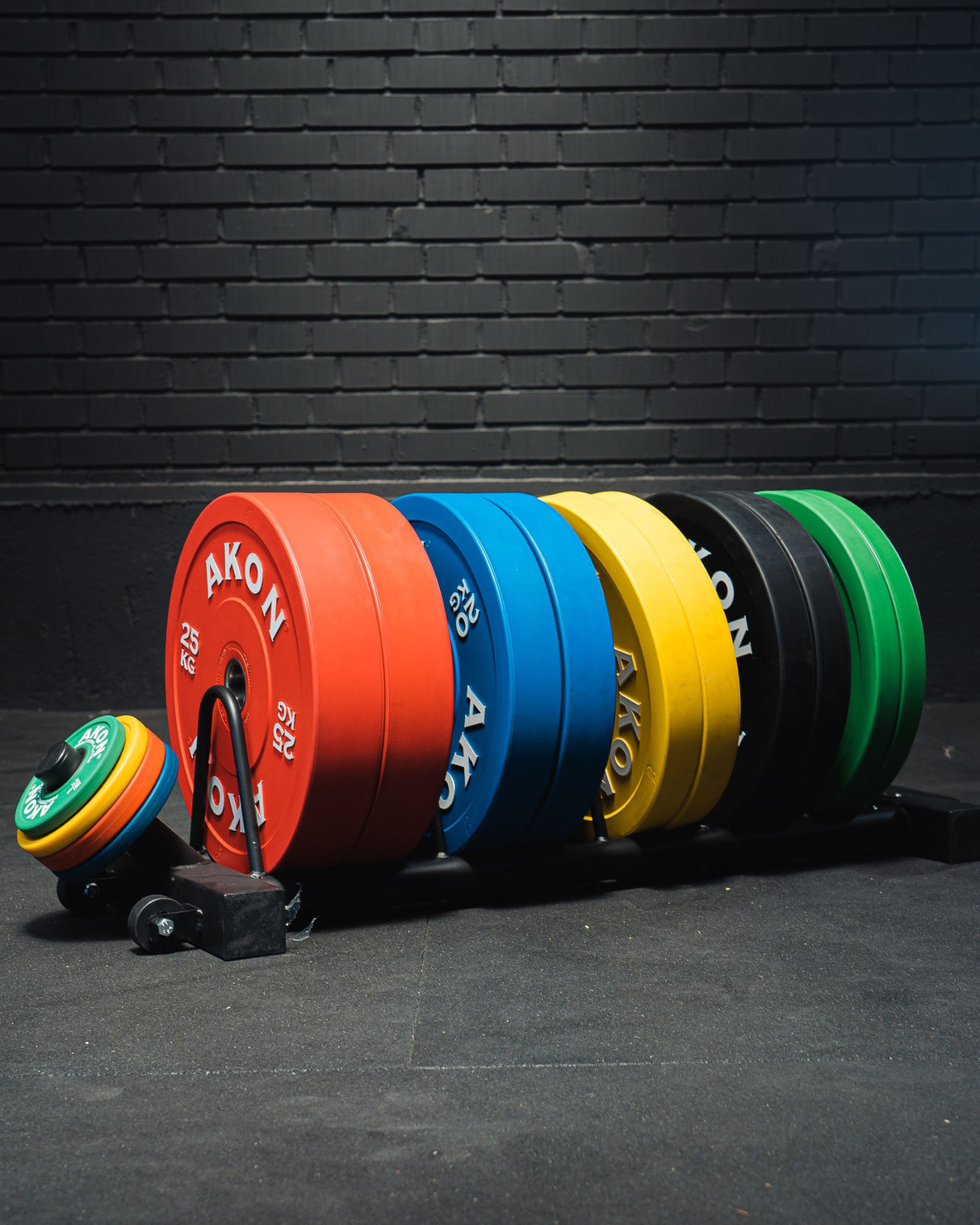 Soporte de Discos Bumper Horizontal