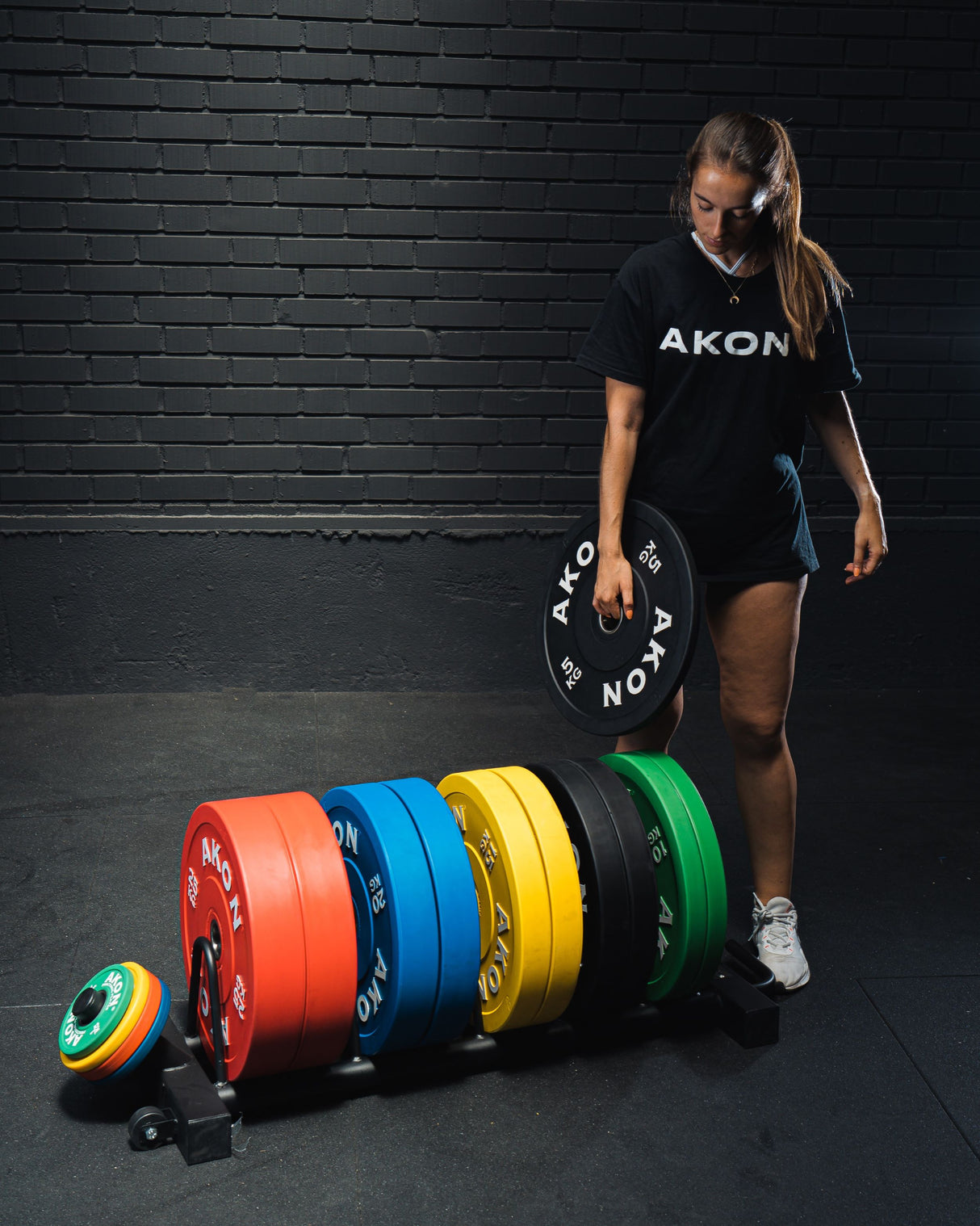 Soporte de Discos Bumper Horizontal