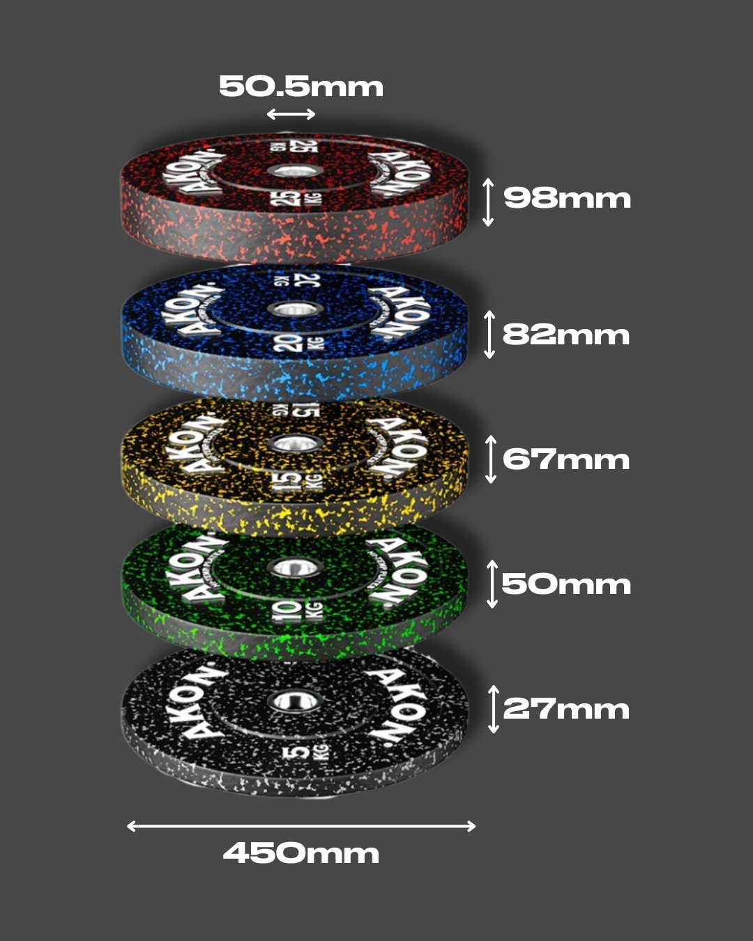 Packs Discos Bumper Hi-Temp + Barra Opcional