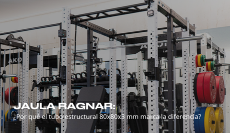 Jaula Ragnar: tubo estructural 80x80x3 mm para máxima estabilidad