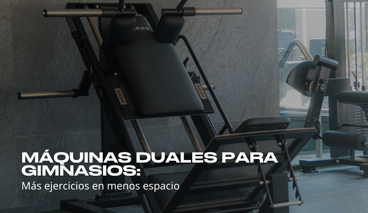 Máquinas duales para gimnasios: más ejercicios en menos espacio