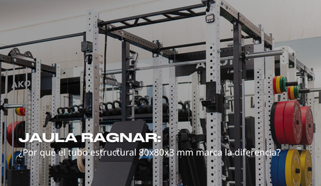 Jaula Ragnar: tubo estructural 80x80x3 mm para máxima estabilidad