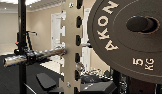 DUMBBELL & KETTLEBELL STORAGE SHELF
