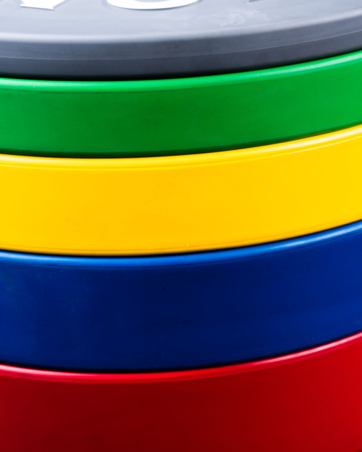 Pack Discos Olímpicos Bumper Color 150kg ( INCLUYE 2X 5 / 10 / 15 / 20 /25)