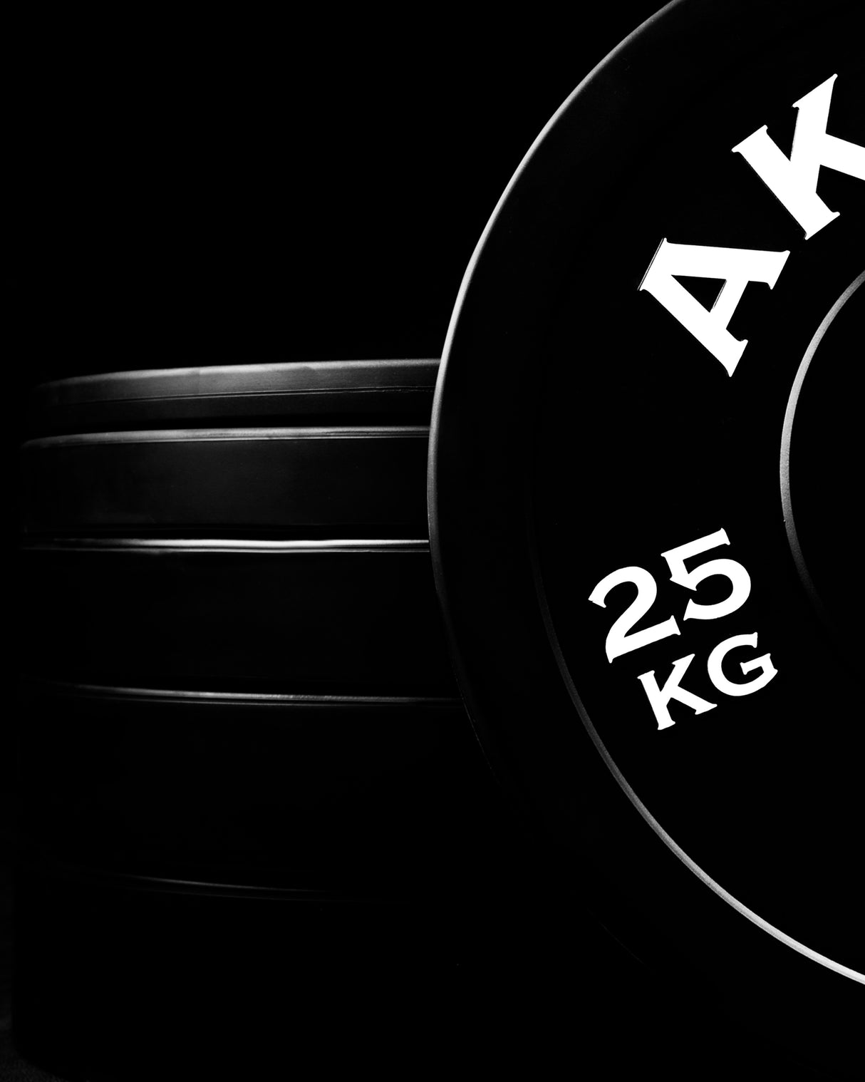 Pack Discos Olímpicos Bumper Negros 100KG (2x5 2x10 2x15 2x20)