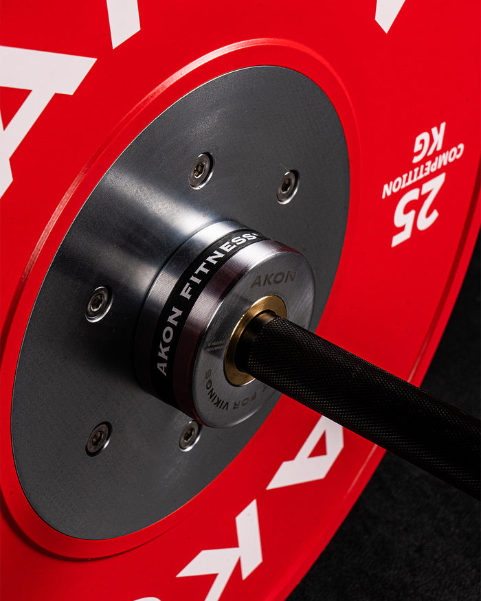 Formato competición Ø 45 cm con diámetro interior 50,4 mm y goma de alta densidad