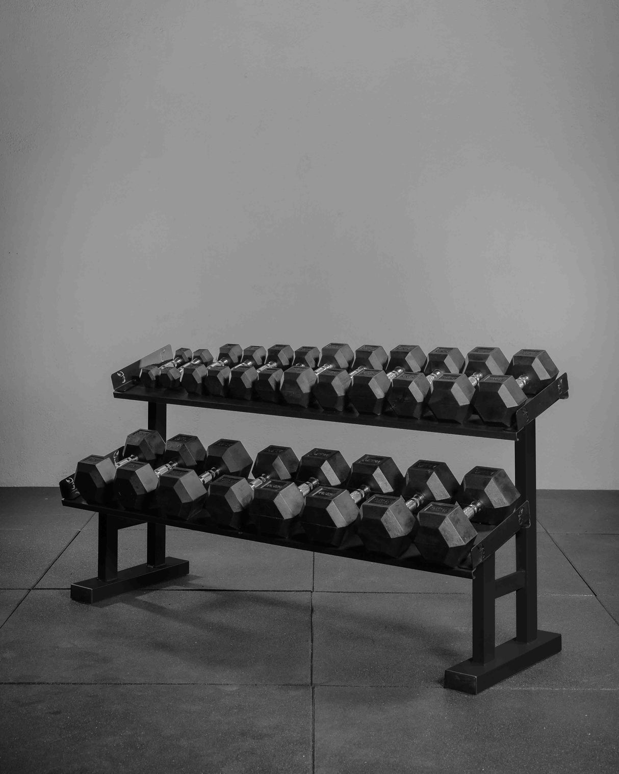 Soporte de Mancuernas 2 alturas 240cm (13/14 Pares)
