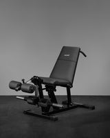 Máquina Dual Extensión de Cuádriceps y Femoral Tumbado de Discos