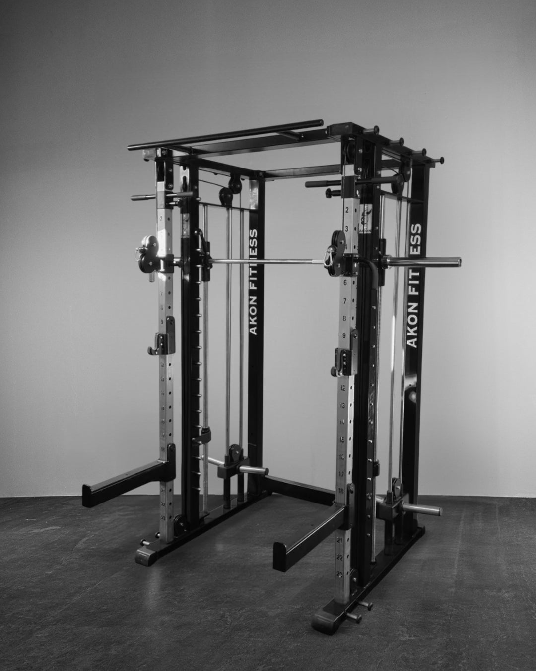 Jaula Multifunción + Cruce de Poleas de Discos + Multipower