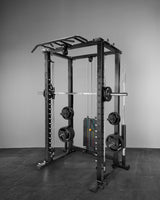 Jaula Multiusos + multipower + polea alta y baja de placas