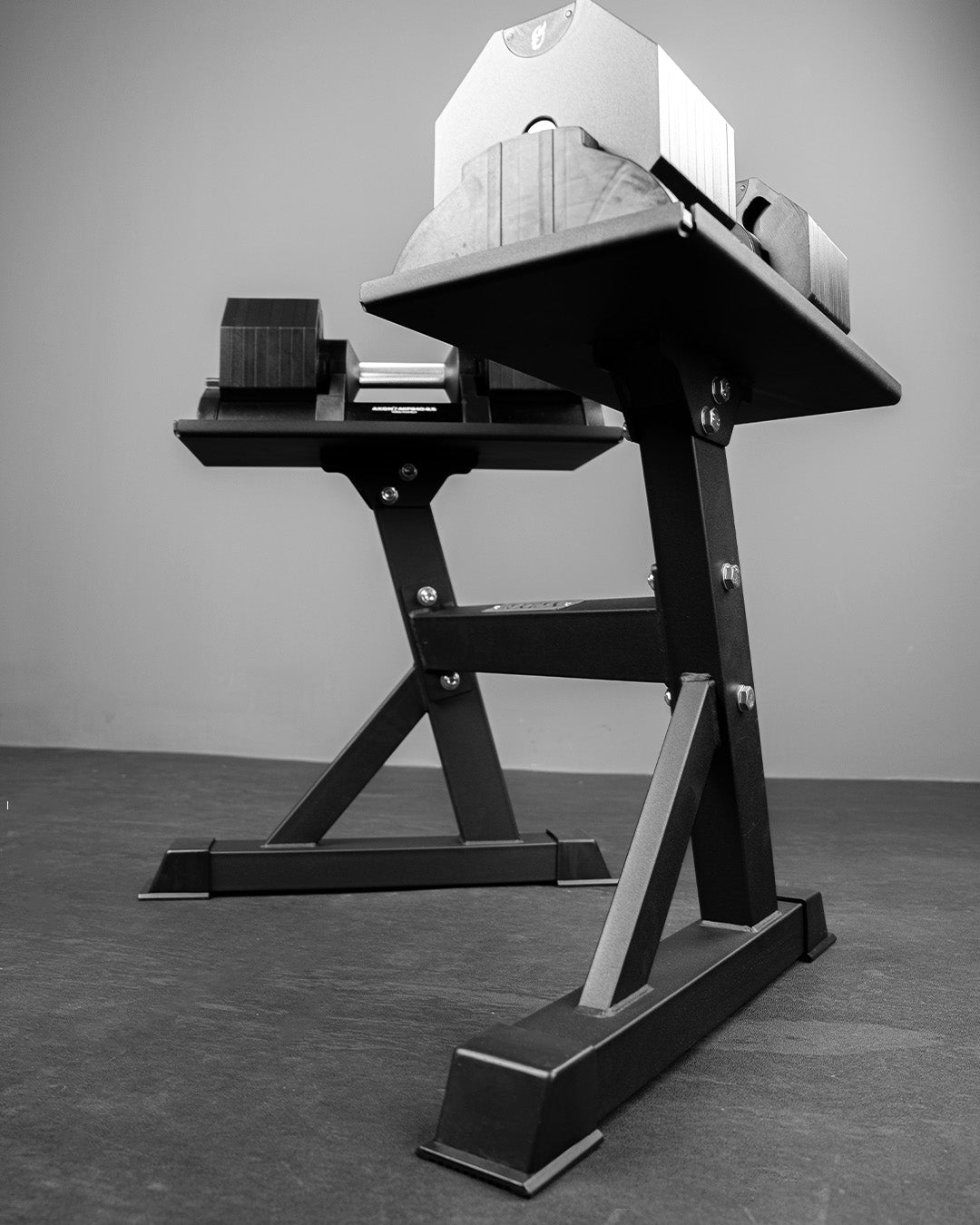 Soporte Mancuernas Regulables Hexagonales