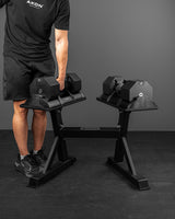 Soporte Mancuernas Regulables Hexagonales
