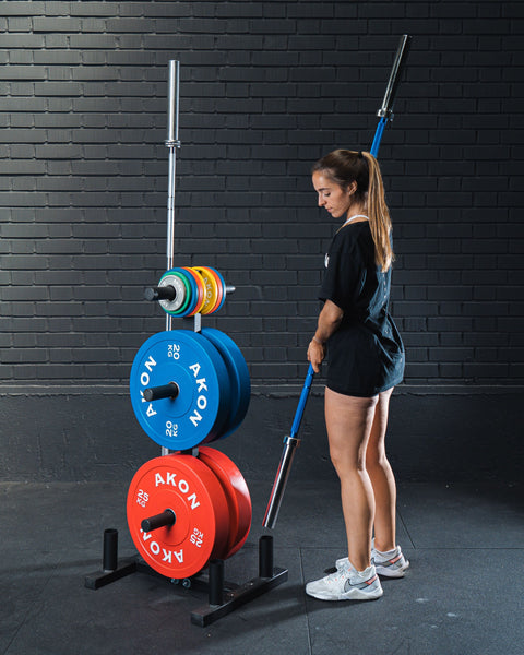 Soporte Barras Para Gym Y Discos Soporte Para Barra Y Pesas